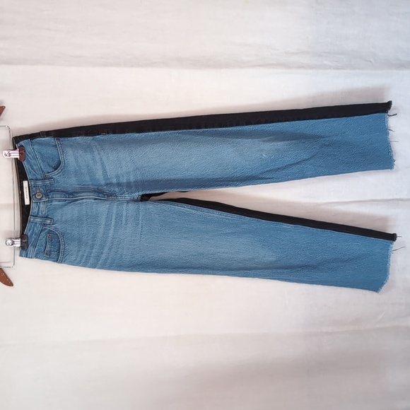 Pacsun High Rise Straight Leg Two Tone Jean Size 23 - Picture 1 of 5